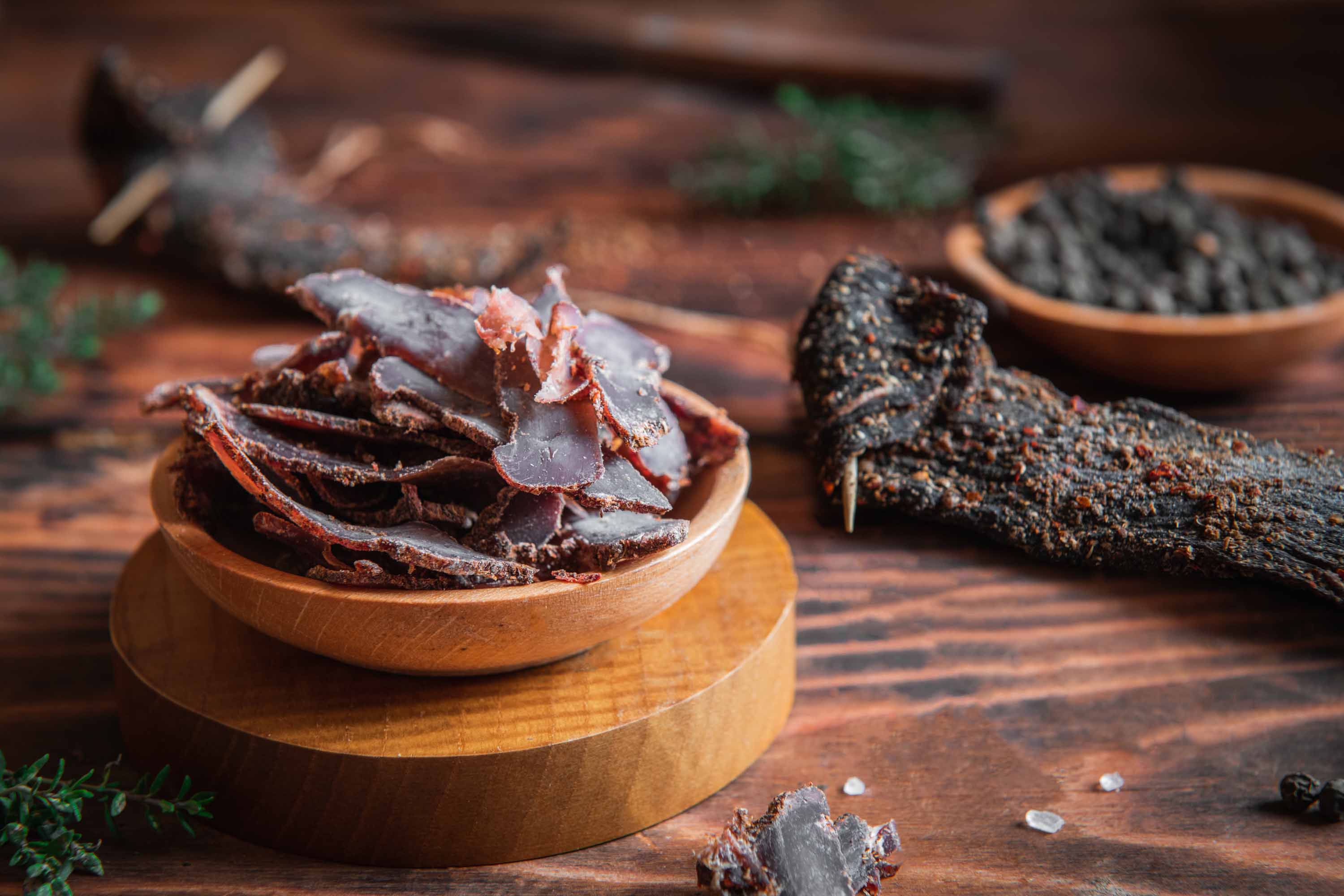 Biltong - chillis vadász
