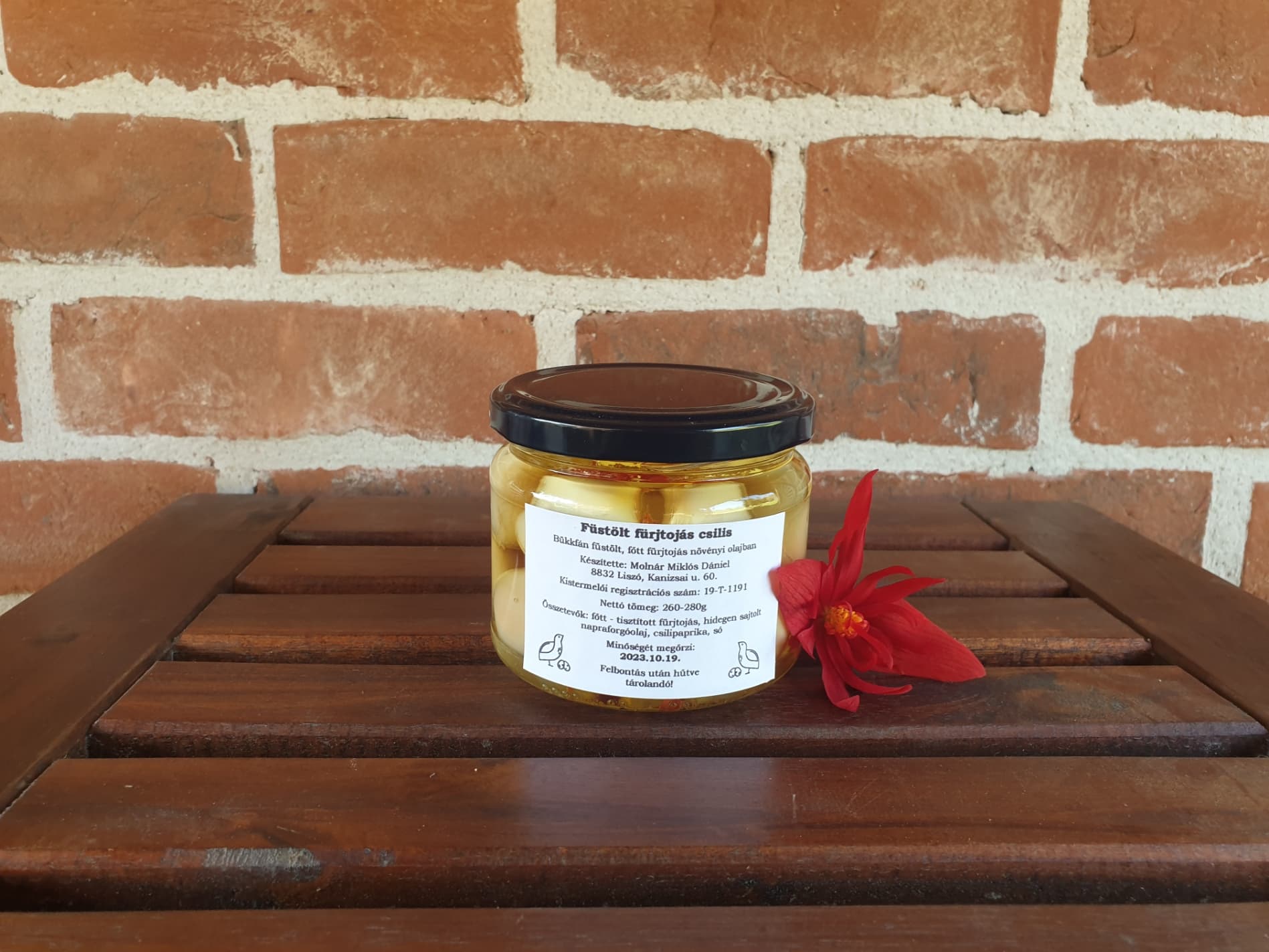 Füstölt Fürjtojás Csilis