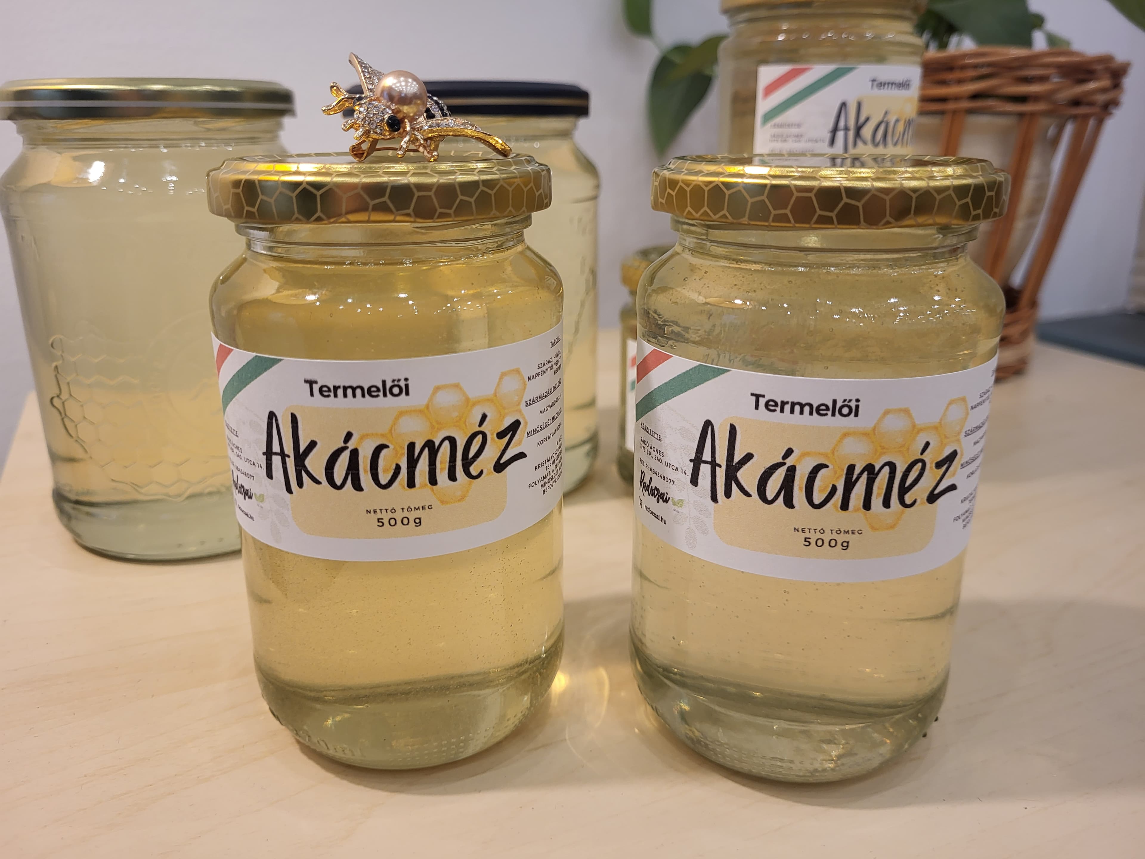 Termelői akácméz – 500 g - 2