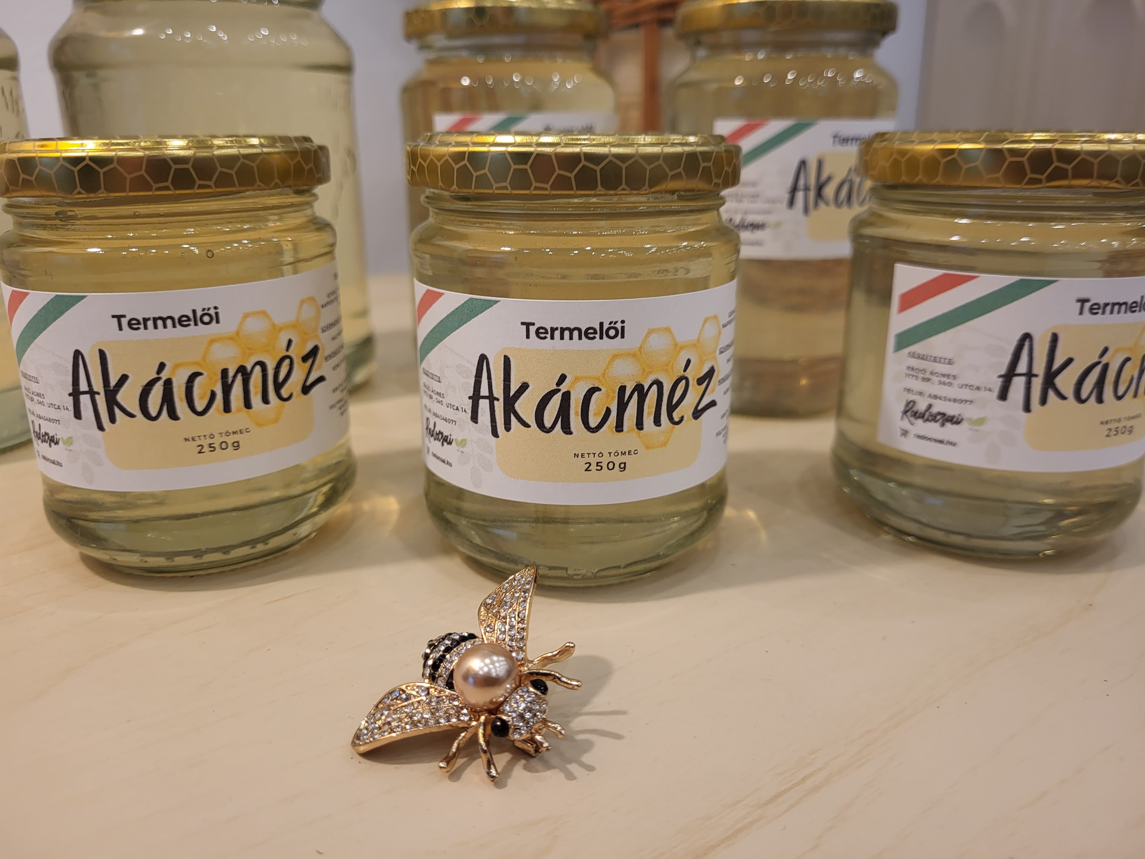 Termelői akácméz – 250 g - 3